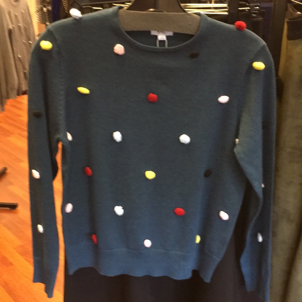 Sweater with Pom poms
